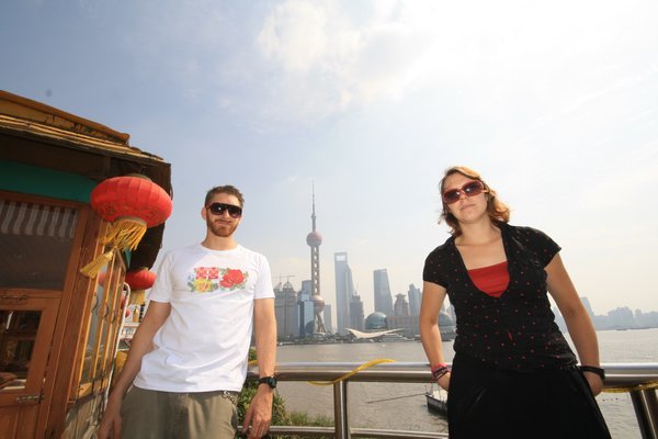 Shanghai, in front of sky line