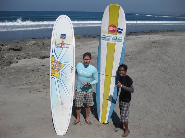 Surf lessons San Juan