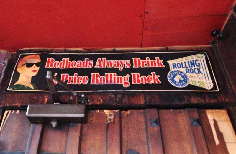 Redheads drink 1/2 Price Rolling Rock
