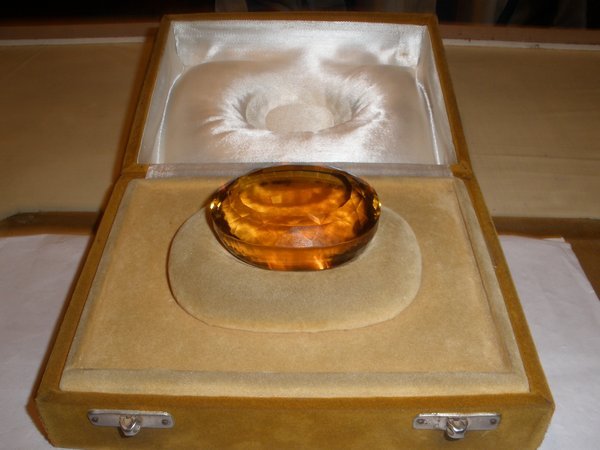Biggest Topaz in world - don't know bout that one...
