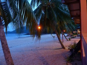 Tioman Island: Juara Beach at dusk