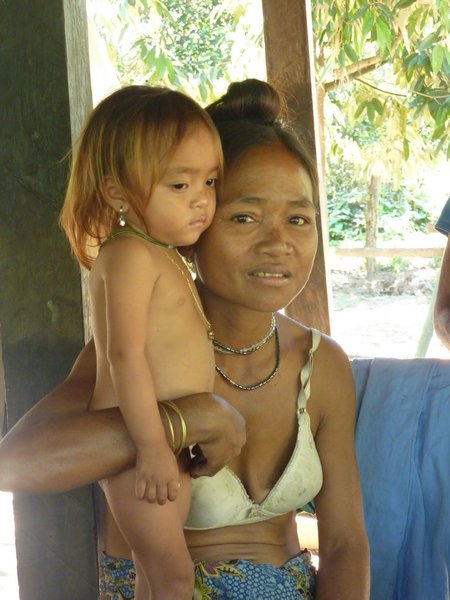 A woman and her child belonging to one of the different tribes we saw