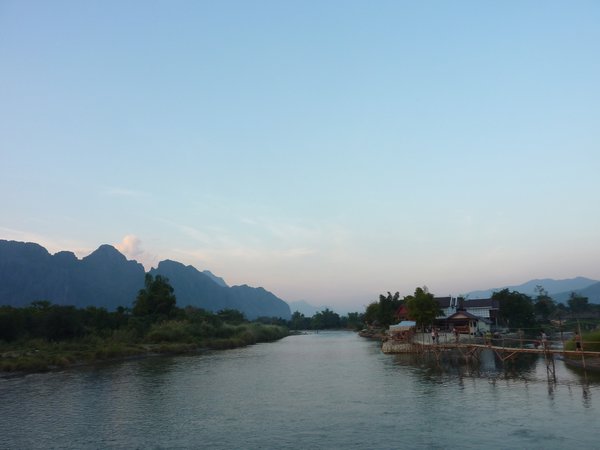 Vang Vieng river view