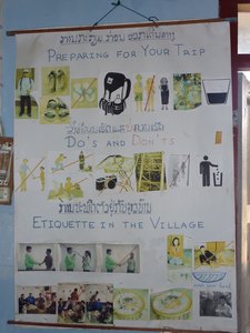 Trekking instructions in Vieng Phoukha