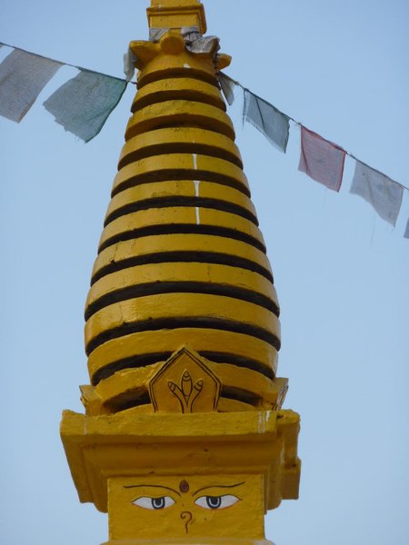 Buddha eyes on a stupa in Kathmandu