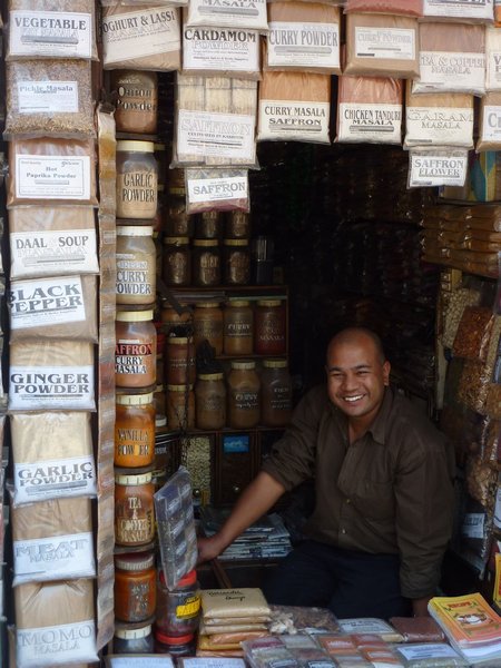 From this guy we bought delicious spices and tea