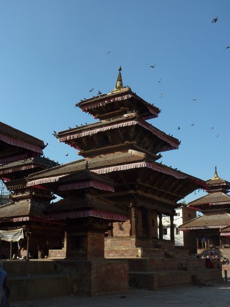 A temple on Kathmandu's Durbar Square