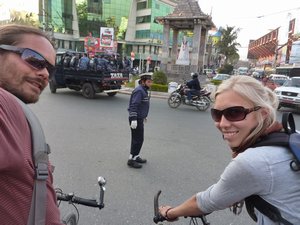 Biking in Kathmandu
