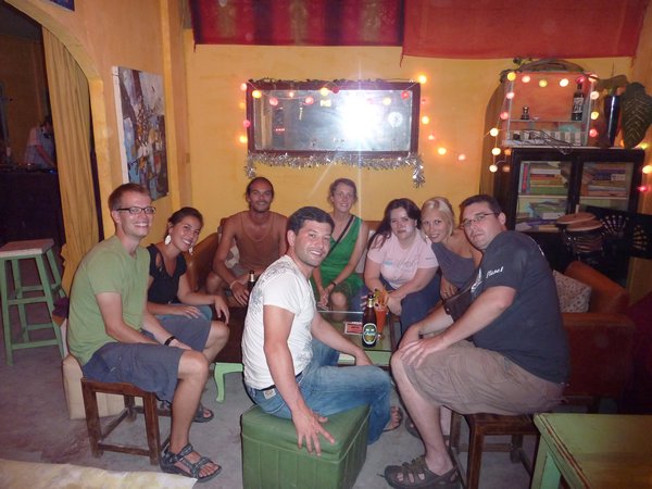 Having drinks with our friends in Chiang Mai