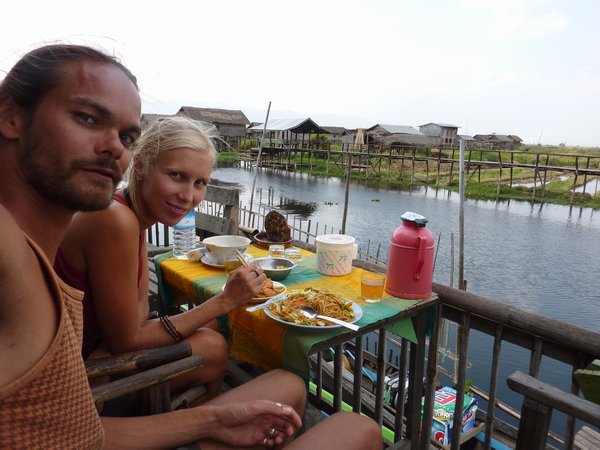 Lunch at a stilt village