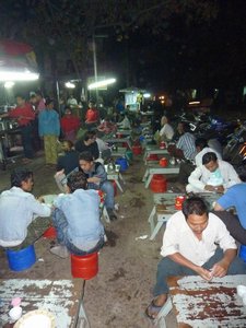 Our favorite chapati street food in Mandalay