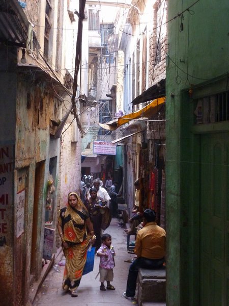 An alley in Varanasi