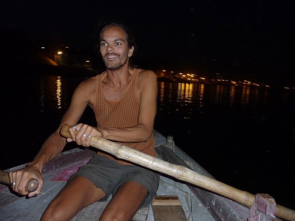 Rowing the river Ganges