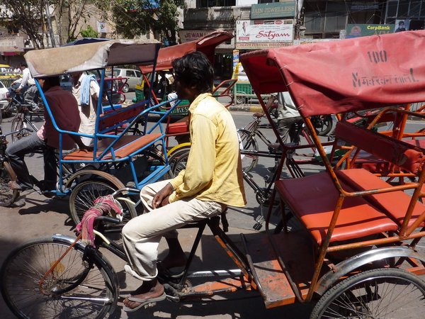 Delhi Rickshaw driver