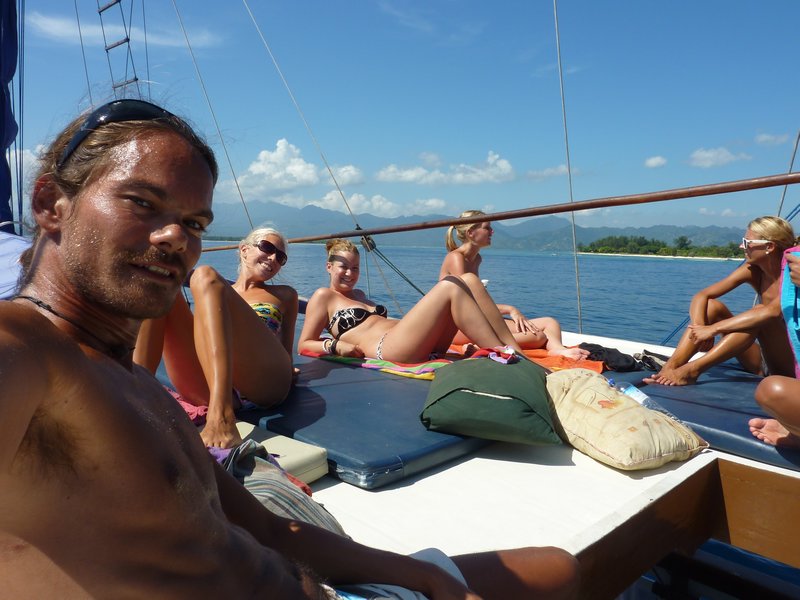 Gili T - Sailing, snorkeling and having lots fun