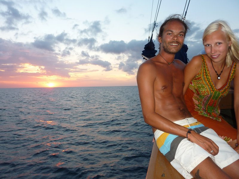 Gili T - Sailing towards sunset