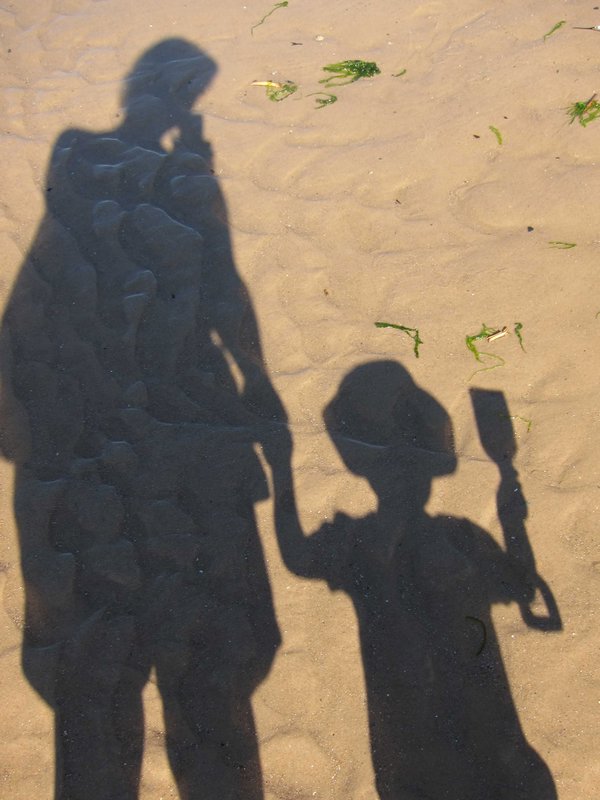 Shadows on the sand