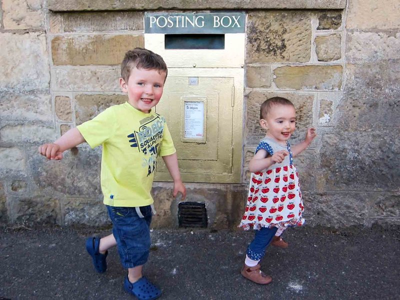 With 'our' golden post box