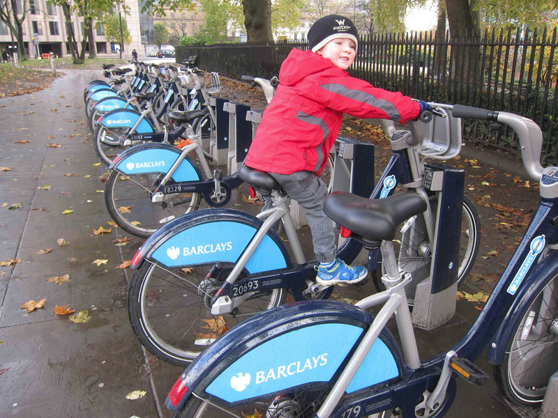 Trying a Boris Bike for size