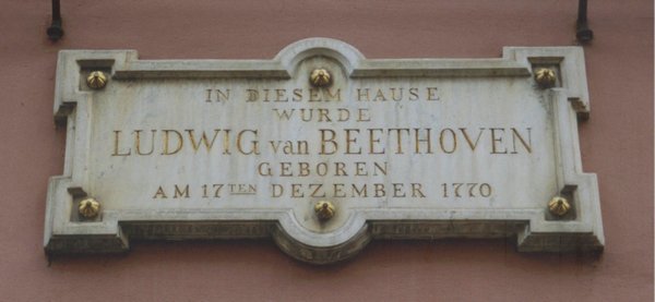 Beethoven house of birth bonn inscription feb 2002