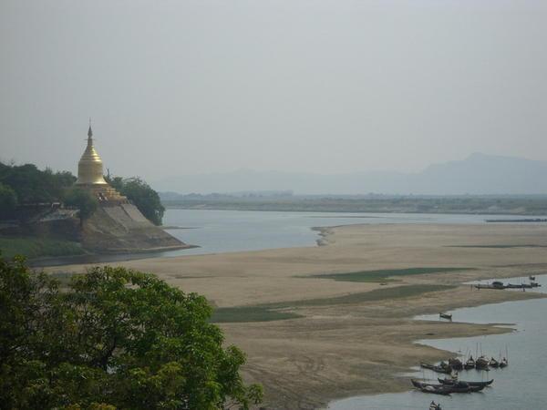 View of the river from Bagan