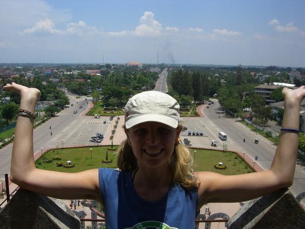 View from the top of Patuxai