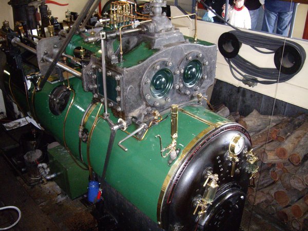 Steam Engine on the PS Emmylou