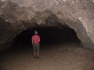 Rich inside Stockyard Gully Cave