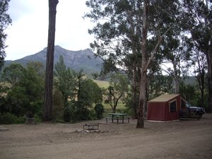 Camp spot at Flanagans Reserve