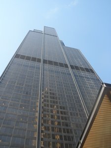 Willis Tower from the bottom