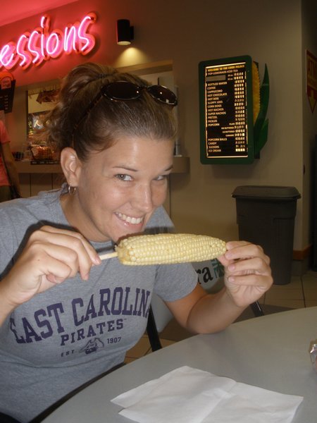 Eating Corn
