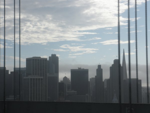 Foggy San Francisco Skyline