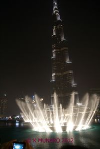 Dubai fountain display
