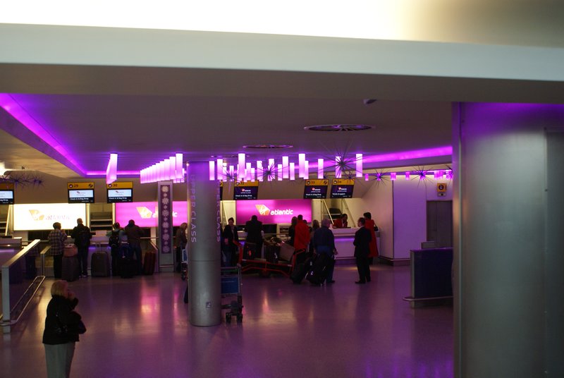 Inside the terminal