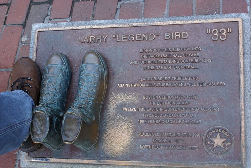 Larry Bird's feet