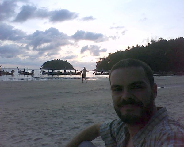 me with sunset