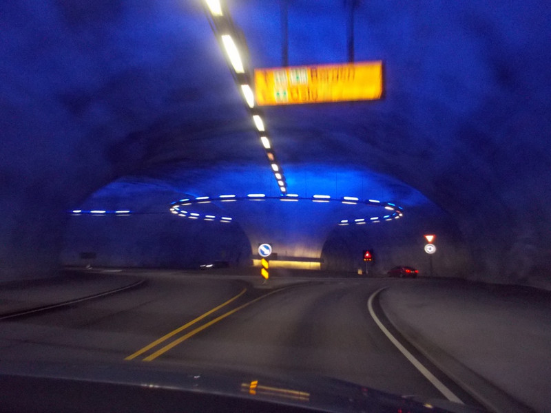 Roundabout IN a tunnel
