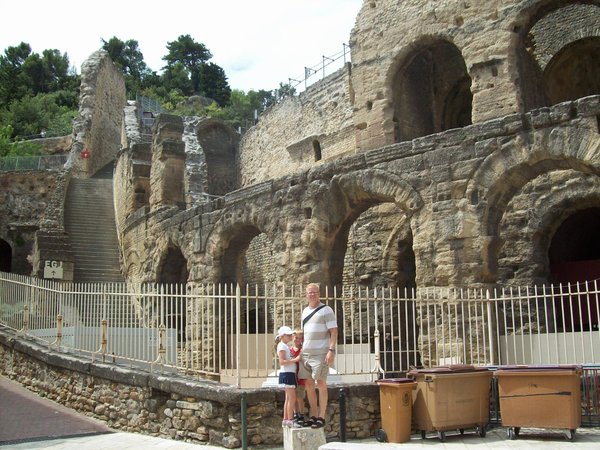 Back of the Roman Amphitheater