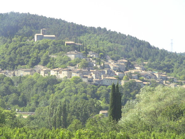 View of Mirmande from afar