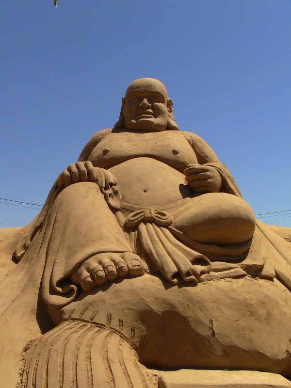 Buddha (in sand)