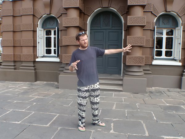Craig and his rented funky pants