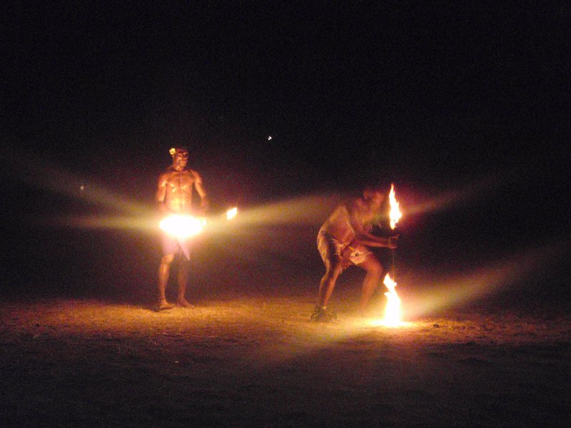 Fire dancers