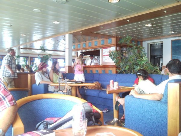 Cafeteria on boat
