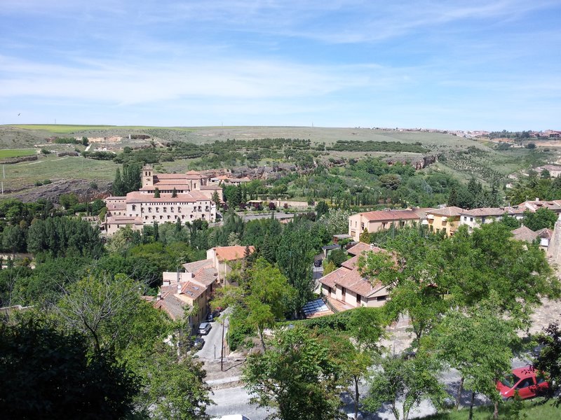 view over part of Segovia