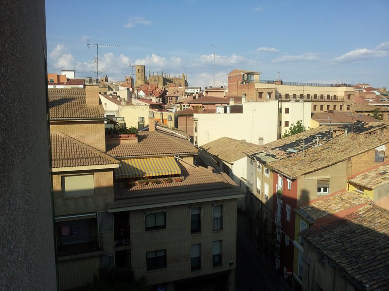 view from my room in Huesca