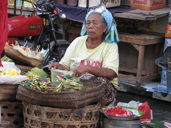 Ubud Market Seller