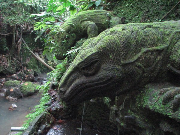 Lizard Statues, Ubud
