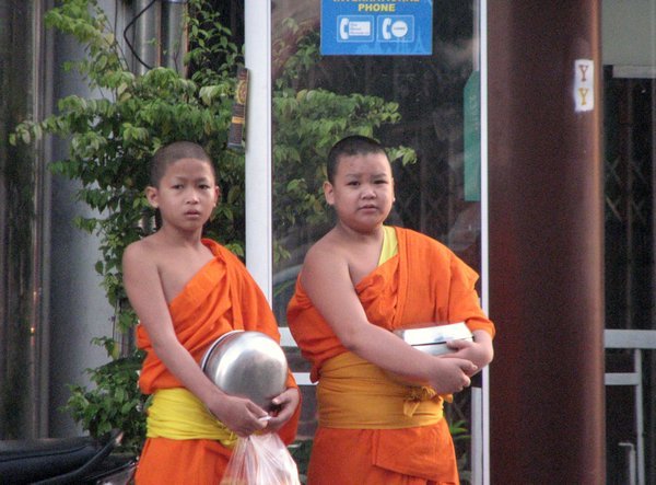 Two Monks - Morning Alms