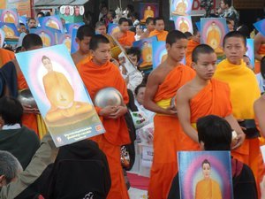 Monks and Buddha Posters