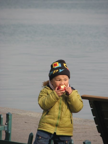 Boy with Apple